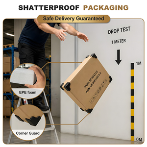 80x60cm LED Hollywood <strong>Vanity</strong> <strong>Mirror</strong> <strong>with</strong> 18 Dimmable Bulbs, USB Charging Port, Desktop Makeup <strong>Mirror</strong> for Salon Wholesale - Product Image 6