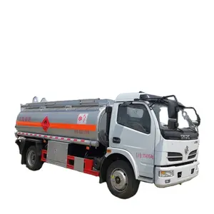 The new sales Dongfeng Tianlong aluminum alloy oil tanker fuel transporter