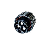 Connecteur étanche IP67 à courant élevé, mâle M28 80A 3 broches avec borne de verrouillage à vis pour alimentation industrielle extérieure