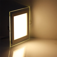 Le plafond en aluminium ultra mince de la place 3w 6w 9w 12w 15w 18w Smd2835 a enfoncé le panneau mené s'allume pour le salon de bureau à la maison