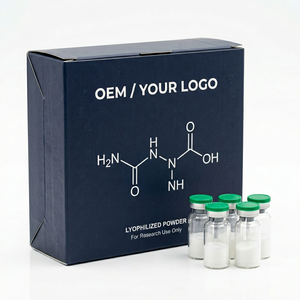 25-Vial Professional Bulk Clinical Peptide <b>Folding</b> <b>Box</b>, High-Density Blister Tray for factory large-scale <b>storage</b> distribution. - Product Image 1