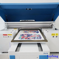Impresora UV de Cama Plana de Alta Calidad para Pequeñas Empresas, Impresión A3 A4 para Carcasas de Teléfono, Pegatinas, Tarjetas de PVC Pequeñas, Tazas, Botellas