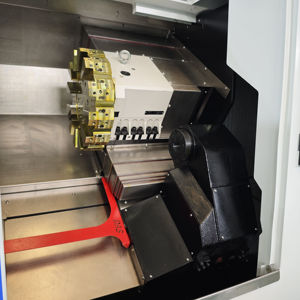 Torno CNC único automático de diseño de cama inclinada Horizontal de precisión de para interfaz Digital de servicio medio para producción en masa - Product Image 2