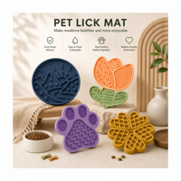 Tapis de léchage personnalisé en silicone pour chiens et chats, distributeur de friandises pour l'enrichissement et l'alimentation des animaux domestiques en intérieur