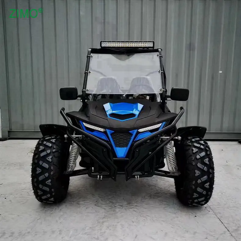 Blue 300cc Gasoline Buggy Go Kart Off Road Farm Buggy