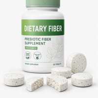 Complément alimentaire prébiotique en comprimés de fibres alimentaires OEM ODM, 60 comprimés
