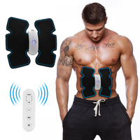 Masseur électronique amincissant pour le corps, télécommande sans fil Compex, stimulateur musculaire abdominal EMS avec 6 modes, rechargeable par USB