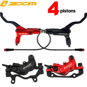 Frenos de Disco Hidráulicos OEM Personalizados ZOOM HB876E de 4 Pistones con Sensor de Corte de Energía para Patinete Eléctrico y Bicicleta Eléctrica - Product Image 2