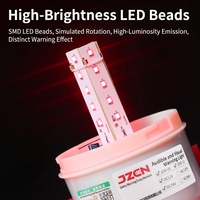 120dB Sprachansage mit einstellbarer Lautstärke, 12V/24V/220V Ton-Licht-Alarm, LED-Blitzlicht, mehrfarbig, Aluminiumlegierung, Wandmontage, Feueralarm