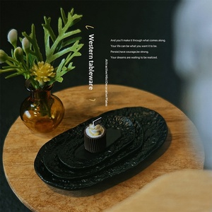 1:12 <strong>Doll</strong> House Mini Rock Steak Dinner Plate <strong>Doll</strong> House Accessories Long Dish Toy Model Miniature Dinner Plate Set - Product Image 3