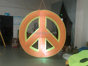 Palloncino gonfiabile a buon mercato con illuminazione bianca modello di nuvola gonfiabile per la decorazione del Club - Product Image 3