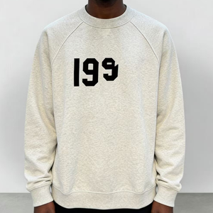 Sweat-shirt Fear pour homme, personnalisé, en molleton bouclette, col rond, avec impression, ensemble short et sweat-shirt oversize God - Product Image 2