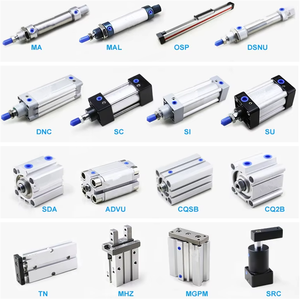 Xi lanh khí nén điện có lò xo tải trọng nhỏ, hành trình biến thiên, dòng SC, kích thước 10, 16, 20, 25, 32mm - Product Image 2