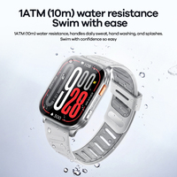 Montre connectée REMAX WATCH39 AMOLED avec moniteur de fréquence cardiaque et de sommeil, commande vocale IA, étanche 1 ATM, appels, suivi d'activité