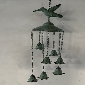 Carillon à vent en <span class=keywords><strong>fonte</strong></span> pour colibri, cloche à vent suspendue, décoration de maison et de <span class=keywords><strong>jardin</strong></span> - Product Image 1