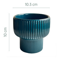 Pots de fleurs en céramique émaillée de jardinière de maison moderne nordique pour le décor de jardin de plantes succulentes d'intérieur et d'extérieur