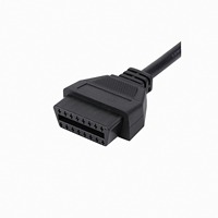 Faisceau de câblage automobile OBD2 16 broches, faisceau de câblage avec connecteur OBD, câble OBD2 personnalisé, connecteur OBD2, câble d'extension OBD2