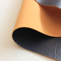 Échantillons gratuits Dimensionnel 1.1mm Pvc Vegan Faux Cuir Synthétique PVC Microfibre Cuir Matériel pour Sacs
