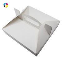 Boîte à gâteaux en papier kraft personnalisée | Boîte en carton marron écologique pour boulangerie, gâteaux d'anniversaire et emballage cadeau, dessert et usage au détail