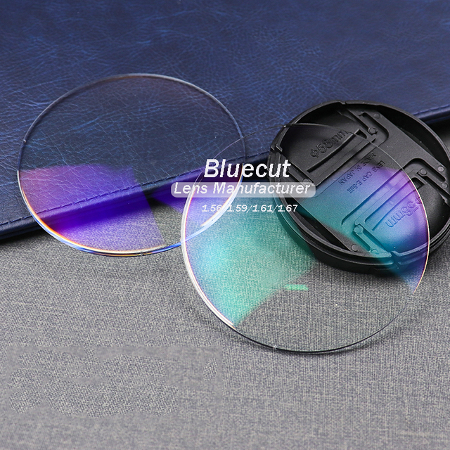 1.56 Anti Glare Blue Light Glasses Eyeglasses With Ce Certificate Lens Plastic Lenses