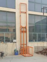 Elevador Eléctrico Pequeño para Carga, Anticaídas, Máquina de Elevación Sencilla, Plataforma Elevadora para Fábrica, Almacén y Hogar