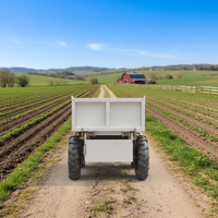 Camion à benne basculante électrique à 4 roues télécommandé pour la construction et l'agriculture - Fonction de déchargement automatique