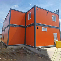 Maison conteneur modulaire préfabriquée extensible sur 2 étages, personnalisable, avec 3 chambres et salle de bain, pour villa résidentielle
