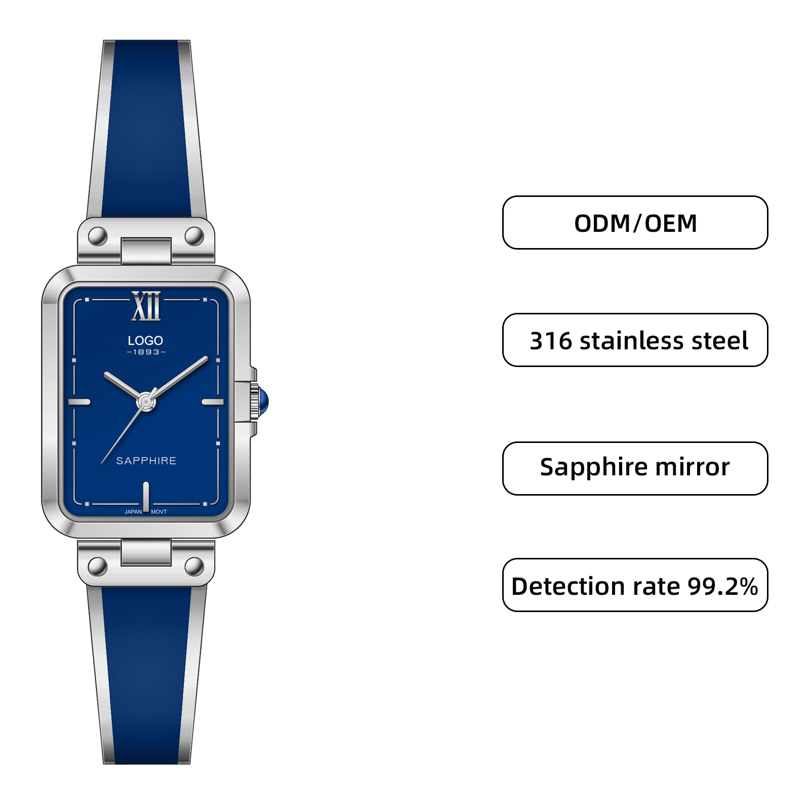 Montre Infinity Homme Cadran Gris, Boîtier Acier Doré, Bracelet Cuir Brun, Quartz