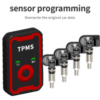 Herramienta de Diagnóstico de Sensores TPMS Universal Programable de 315MHz/433MHz 2 en 1 A9 con Probador de Batería y 1 Año de Garantía para Automóviles