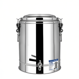 22L Insulated Stainless Steel Stockpot <b>Dispenser</b> With Tap For Hot And Cold Beverages Commercial <b>Drink</b> <b>Dispenser</b> - Product Image 1