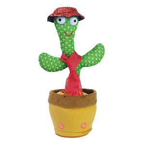 Juguete de Cactus Interactivo que Habla y Baila, de Alta Calidad, Imita Sonidos, Reproduce 120 Canciones, con Luces LED de Peluche Suave, Regalo para Bebés - Product Image 3