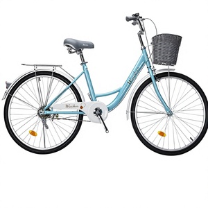 Bicicleta Urbana de 26 Pulgadas de Una Velocidad, Económica y de Buena Calidad, Fabricada en China, para Adultos, Estudiantes, Hombres y Mujeres - Product Image 1