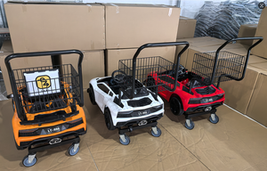 Trẻ em Nhựa Giỏ mua hàng xe đẩy cho hàng tạp hóa siêu thị & siêu thị sử dụng - Product Image 4