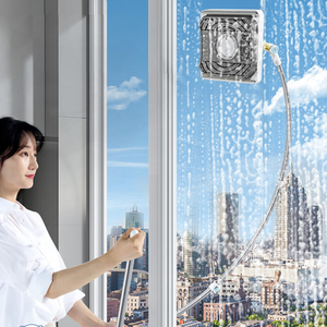 Hot bán nghề nghiệp sạch ngoài trời cửa sổ cầm tay dài xử lý hai mặt rửa kính cửa sổ công cụ có thể điều chỉnh cửa sổ sạch hơn - Product Image 1