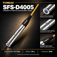 POMEAS SFS-D4005 Chromatic Confocal Displacement Probe, Rentang +/-2 mm, Jarak Referensi 4,7 mm, Pengulangan RMS 100 nm