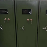 Coffre-fort de luxe à double couche et double porte, tout en acier, antivol, avec empreinte digitale numérique, clé et mot de passe, pour le stockage de documents de bureau