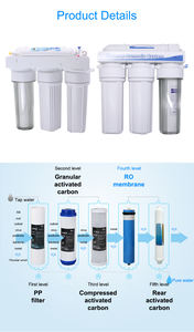 Purificador de Agua de Ósmosis Inversa de <span class=keywords><strong>5</strong></span> <span class=keywords><strong>Etapas</strong></span> con Logotipo Personalizado, Sin Electricidad, el Mejor Filtro de Agua Potable - Product Image 4