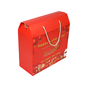 Cajas de Papel Rígido Ecológicas Happy Luna Year con Laminado Mate y Asa para Empaque de Regalos Yee <span class=keywords><strong>Sang</strong></span> - Product Image 3