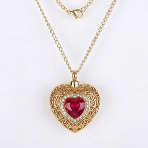Isunni Cremazione Le Ceneri Del Supporto Urna Del Pendente Della <span class=keywords><strong>Collana</strong></span> Dei Monili Del <span class=keywords><strong>Cuore</strong></span> <span class=keywords><strong>Dell</strong></span>'<span class=keywords><strong>oceano</strong></span> Per Keepsake Regalo - Product Image 2