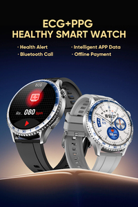Reloj Inteligente AMOLED con Pantalla Táctil Sourcingark para el Cuidado de la Salud, Llamadas por BT, Linterna LED, Alerta SOS, Monitor de Temperatura para Hombres MT900 - Product Image 2