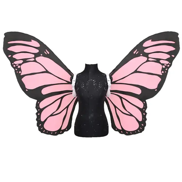 Grandes ailes papillon pour adultes, en PVC, rose, Secret de l'élimination des chevaliers du zodiaque