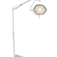 Certificat de Brevet SY320/320C Lampe LED d'Examen Lampe Chirurgicale Sans Ombre Lampe d'Examen Mobile avec Double Tête Lumineuse