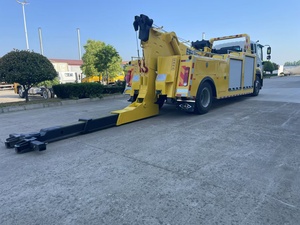 Nouveau modèle d'usine Chine, camion de remorquage lourd économique avec grue intégrée à vendre, camion de dépannage - Product Image 4