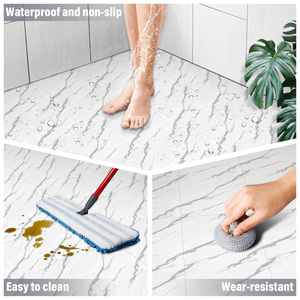 Piastrelle in Vinile Autoadesive Effetto Marmo Jorunns, Antiscivolo, Nuovo Stile Moderno per Pavimenti e Pareti - Product Image 3