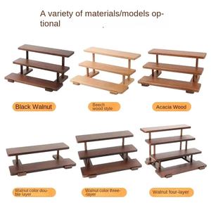 ที่จัดระเบียบโต๊ะวอลนัทแข็งสำหรับตกแต่งบ้านสำนักงานหนังสือแต่งหน้าเครื่องประดับดีไซน์ทันสมัยพร้อมเครื่องมือทำค<span class=keywords><strong>ว</strong></span>ามสะอาดไม่จำเป็นต้องประกอบ - Product Image 3