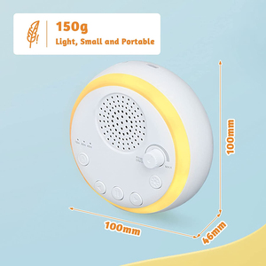 Mesin kebisingan putih nirkabel, instrumen tidur Bantuan bayi lampu malam 16 suara menenangkan portabel dapat diisi ulang - Product Image 5