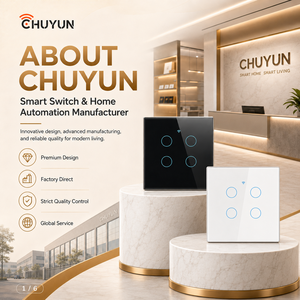 Interrupteur intelligent Tuya WiFi Zigbee <span class=keywords><strong>Ewelink</strong></span> Matter avec panneau en verre, étanche, compatible Tuya/Alexa/Google, sans fil neutre - Product Image 5