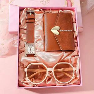 Coffrets Cadeaux en PU pour Femmes, Design de Mode, Vente en Gros, Portefeuille, Lunettes de Soleil, Montre - pour Mariages et Événements Spéciaux - Product Image 2