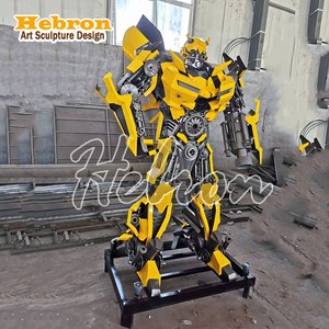 Sculpture Optimus Prime en métal, sculpture de robot en fer, sculpture <span class=keywords><strong>Transformers</strong></span>, sculpture de robot <span class=keywords><strong>Megatron</strong></span> - Product Image 3