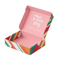 Carpeta de Cartón Corrugado Ecológica Reutilizable con Forma de Avión, Impresa Personalizada con Logotipo, para Empaque de Regalos
